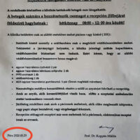 szülészeti klinika tiltás