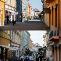 Koronavírus – Pécs a korlátozások elõtt és után