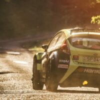 Mecsek Rallye 2018 Turán Frigyes, Bagaméri László körülvágva