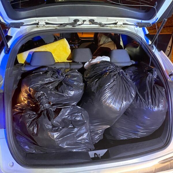 Hetven kiló illegális dohányra leltek az M6-oson Baranyában