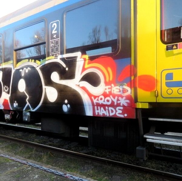 Három pécsi graffitis firkálta össze a vonatokat a szomszédos vármegyékben