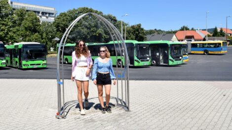 Újabb frissítőpont segít elviselni a hőséget Pécsen