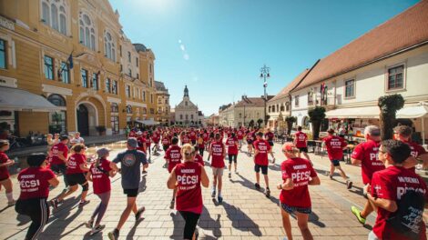 Ismét össznépi futóversenyt rendeznek a rákbeteg gyermekekért a pécsi belvárosban