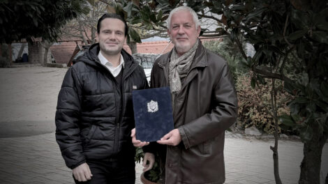 Ajándékkal lepte meg Orbán Viktor Páva Zsoltot