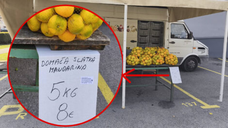 Mandarinból épített úttorlaszokkal fenyegetőznek a horvát termelők!