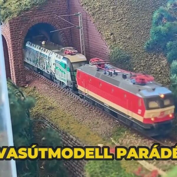 Vasútmodell-parádé a főpályaudvaron