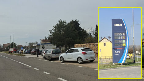 Kígyózó sorok az olcsóbb benzinért