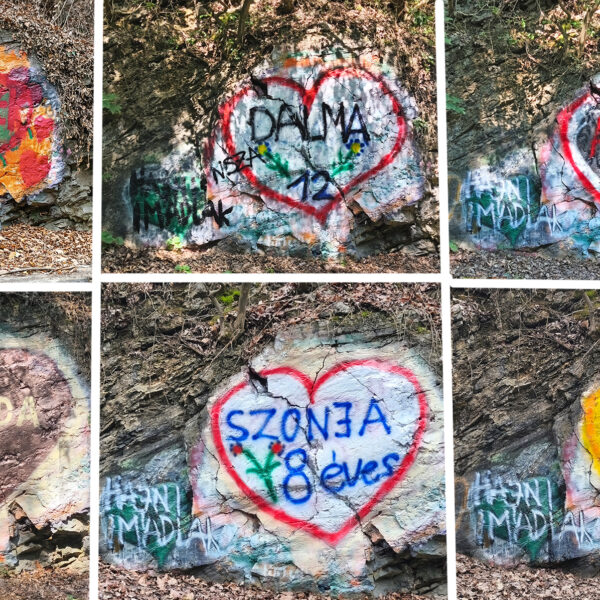 Sokszor festik át az orfűi sziklát