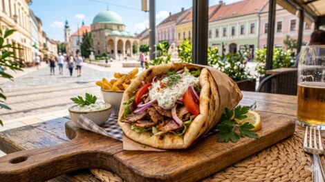 Tömeg fogadta az újranyitást: teljesen megújult a pécsi Duna Döner a főtéren