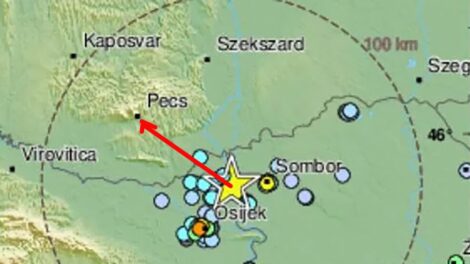 Erős földrengés rázta meg Baranyát, Pécsen is lehetett érezni!