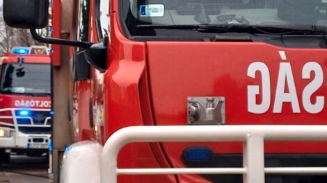 Gyerekeket szállító busz hajtott fának Pécs-Hirdnél